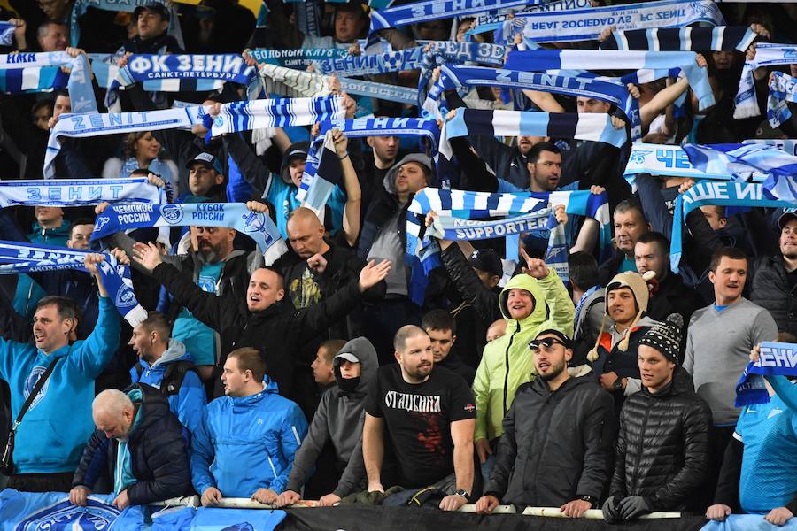 Las mejores imágenes del encuentro de Europa League entre la Real Sociedad y el Zenit en Anoeta