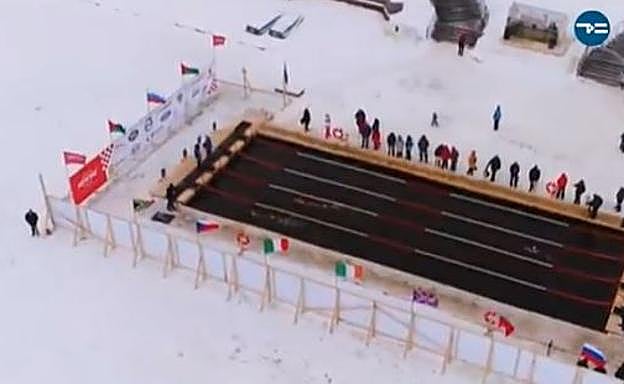 Imagen principal - Tyumen, en Rusia, ha acogido esta semana la cuarta prueba del calendario. 