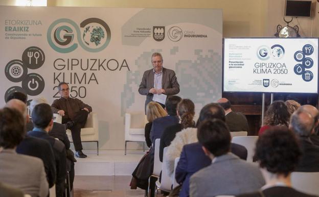 Presentación de la nueva estrategia foral Gipuzkoa Klima 2050. 