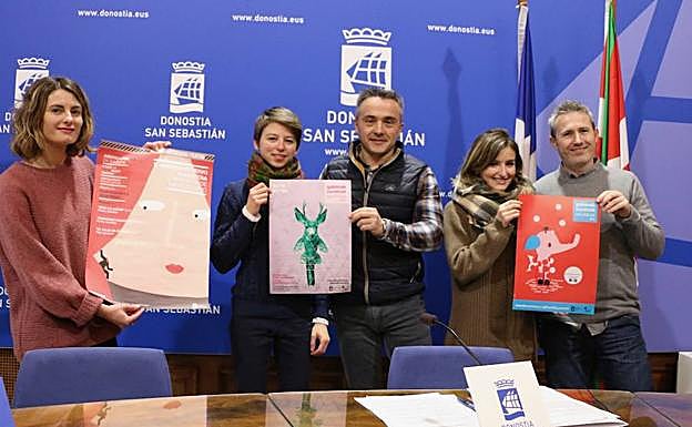 Presentación en el Ayuntamiento de la programación de Gabonak Zuretzat