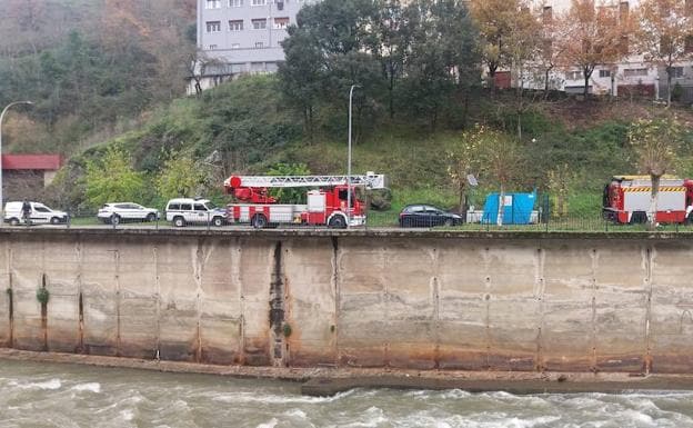 Lugar de Soraluze en el que ha sido rescatada el cadáver.