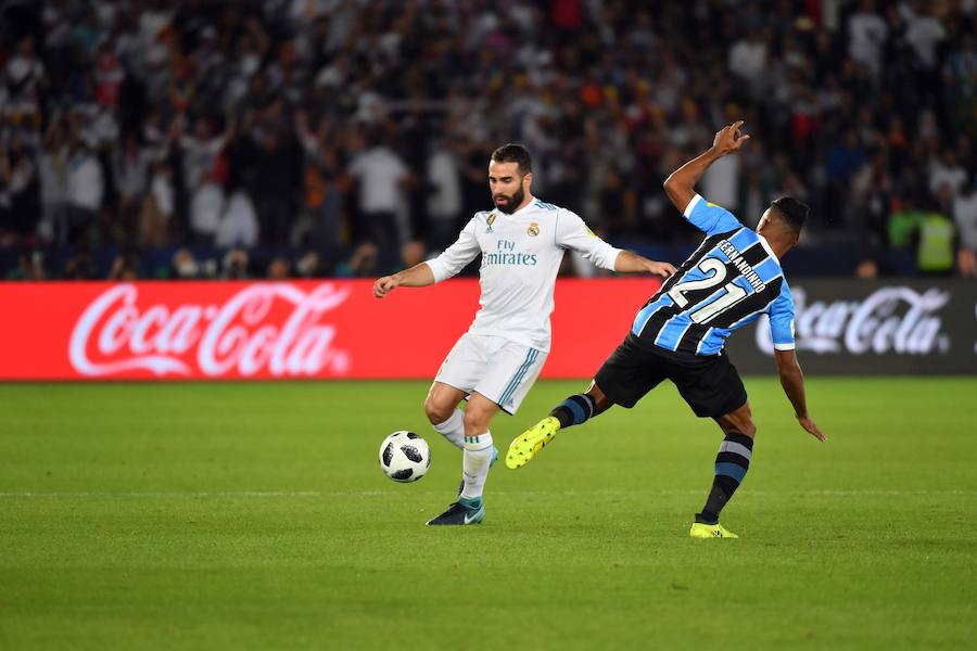 El conjunto blanco cerró el año con un nuevo título gracias a un gol de Cristiano antes de medirse al Barcelona en la Liga.