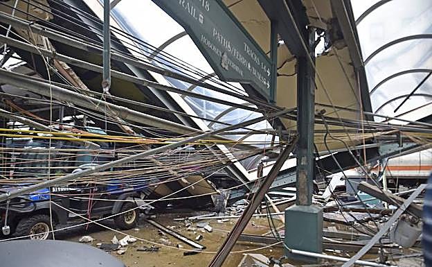 Accidente de tren en Hoboken.