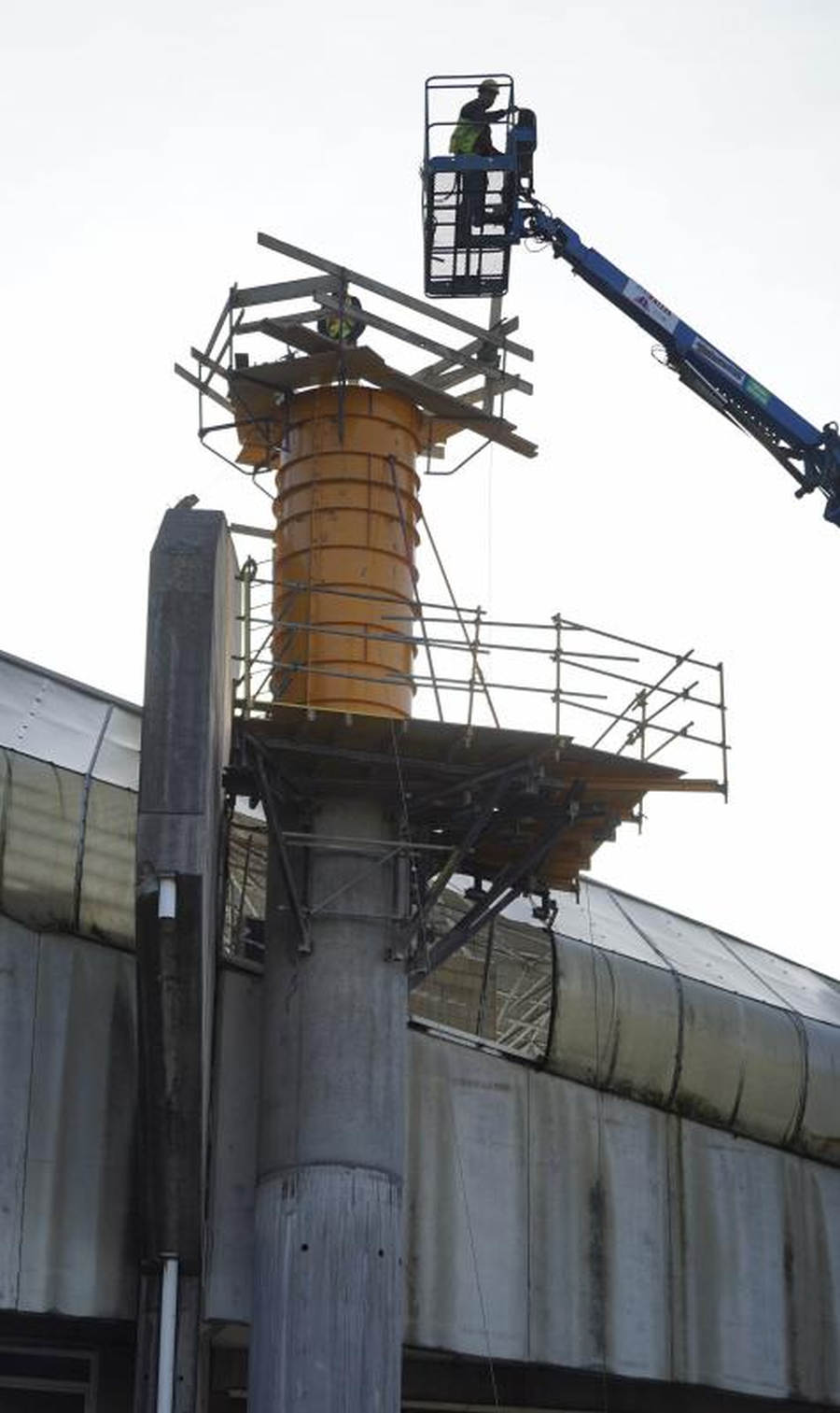 Las obras de Anoeta, a buen ritmo