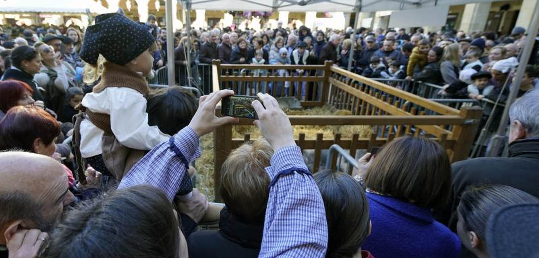 La feria de Santo Tomás de Donostia, un éxito