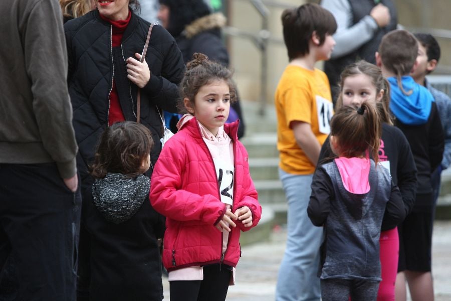 Los más pequeños se han sumado a esta sana tradición de terminar el año con una carrerita. 