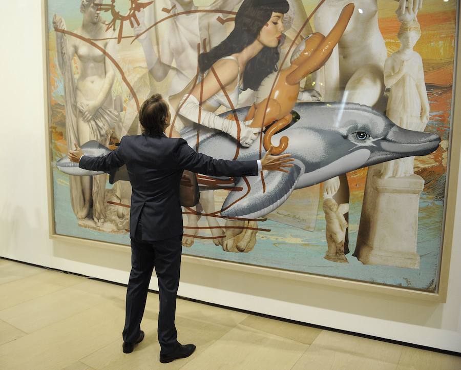 Jeff Koons, Guggenheim-en egin zuen erakusketan