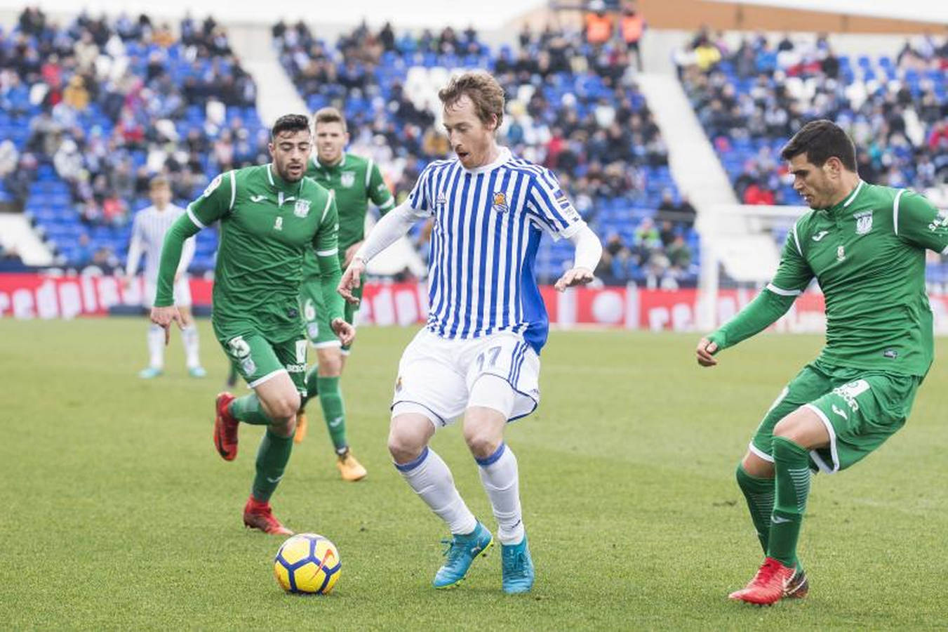 Las mejores imágenes del Leganés - Real Sociedad