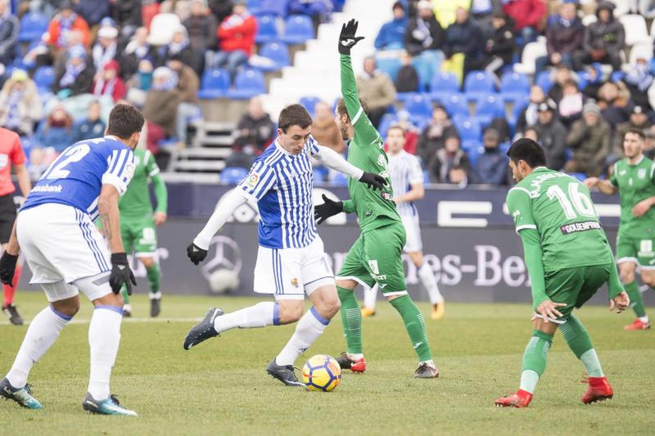 Las mejores imágenes del Leganés - Real Sociedad