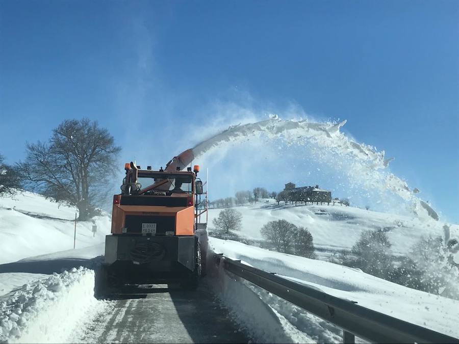 Berastegi ha registrado hoy la temperatura mínima de toda Gipuzkoa con -4,3 grados al igual que Pagoeta. 