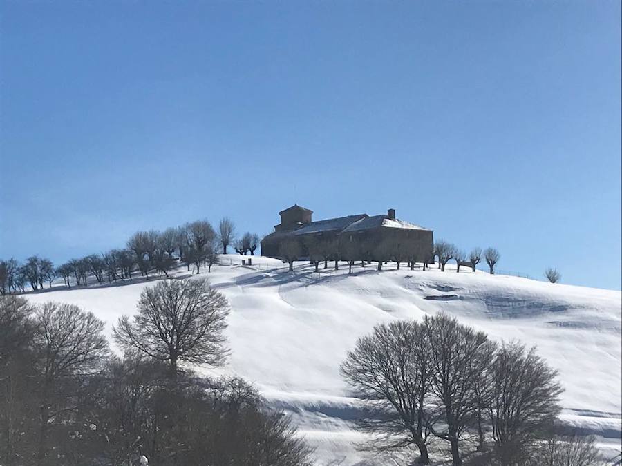 Berastegi ha registrado hoy la temperatura mínima de toda Gipuzkoa con -4,3 grados al igual que Pagoeta. 