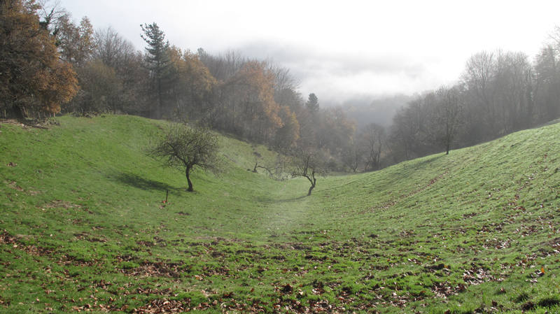 Muy cerca del centro geográfico de Gipuzkoa, en el valle de Salubita, el paso del tiempo y el vertiginoso descenso del río Igaran han esculpido la tierra a su antojo