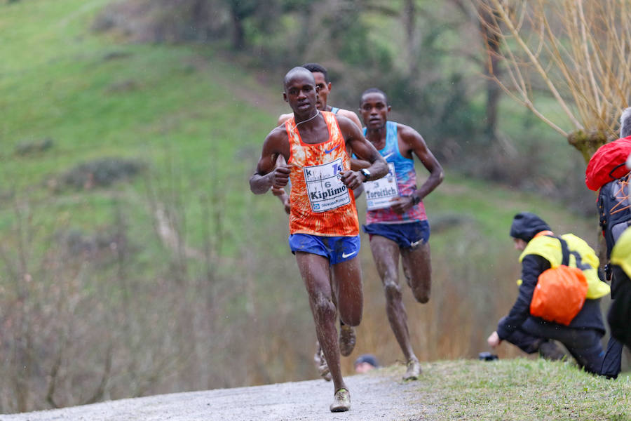 Dos corredores juniors, de 17 años, ofrecieron uno de los mejores espectáculos de los últimos años en el Memorial Muguerza de Elgoibar. Brillante colofón para este 75 aniversario de la prueba guipuzcoana, disputada con frío y lluvia en algunos momentos.