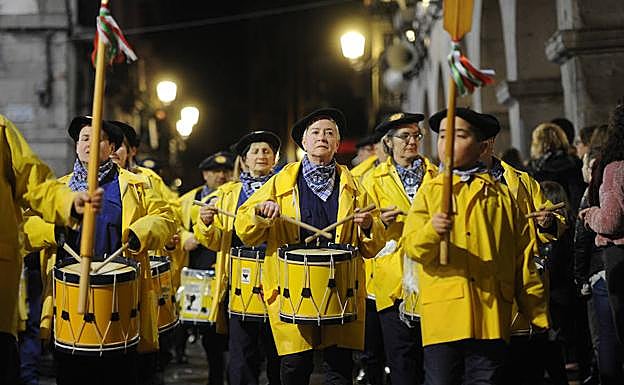 Gran ambiente en las calles de Azpeitia. 