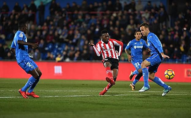 Iñaki Williams abrió el marcador en el Coliseum. 