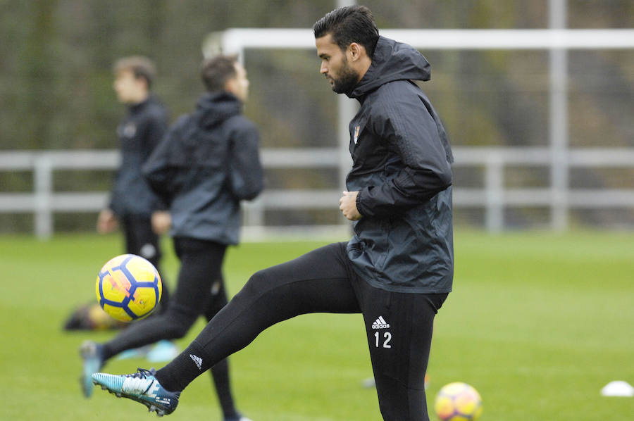 La Real ha efectuado este viernes por la mañana en Zubieta su penúltimo entrenamiento antes de enfrentarse al Celta. Mañana la plantilla se ejercitará a la misma hora y en el mismo escenario. 