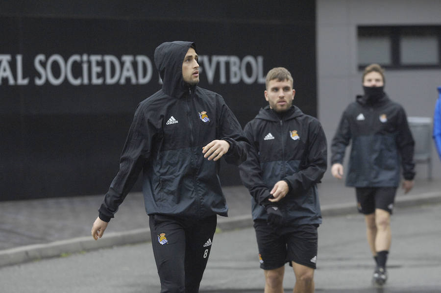 La Real ha efectuado este viernes por la mañana en Zubieta su penúltimo entrenamiento antes de enfrentarse al Celta. Mañana la plantilla se ejercitará a la misma hora y en el mismo escenario. 