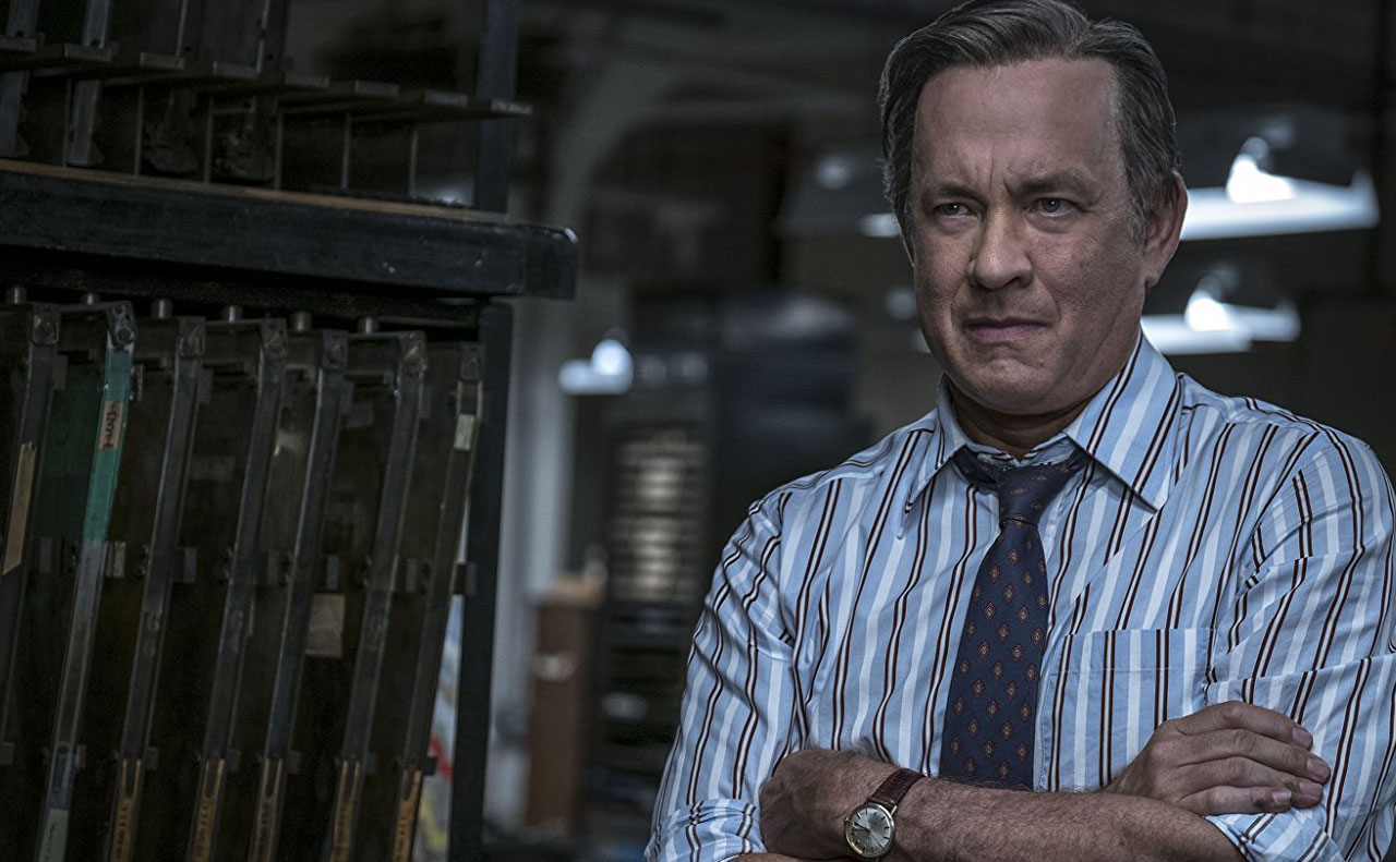 Tom Hanks es el protagonista de 'Los archivos del Pentágono' (2017).