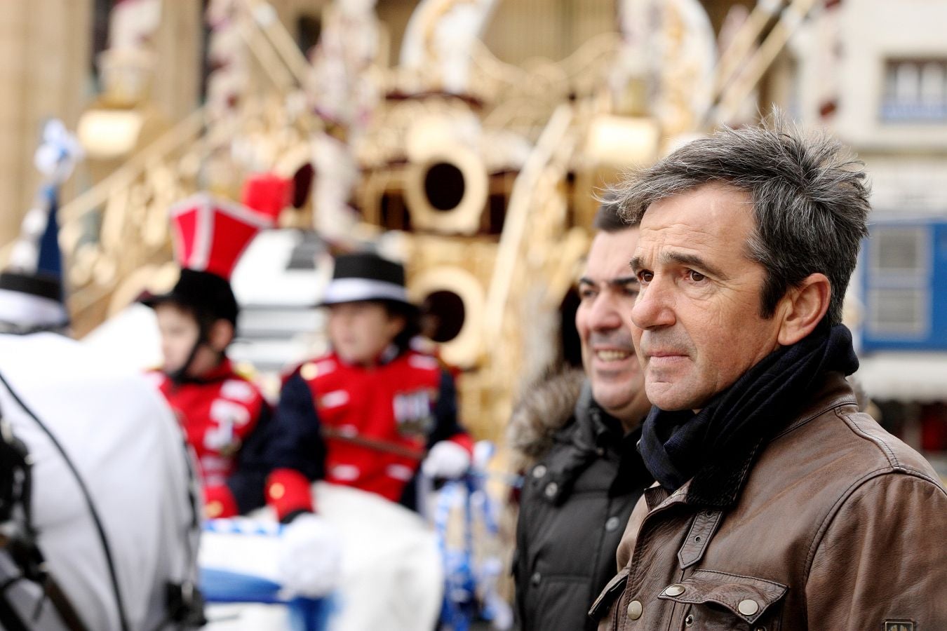 Casi 5.000 niños han desfilado por el centro de San Sebastián al son de la música de Sarriegui