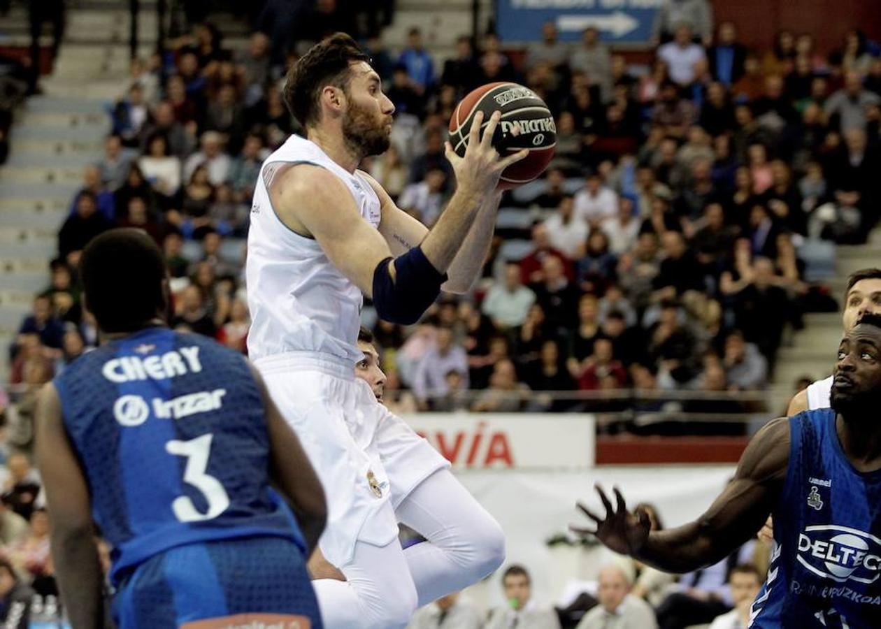 El Delteco Gipuzkoa Basket cayó derrotado ante el Real Madrid (84-98) en un bune partido en líneas generales del equipo de Porfi Fisac.