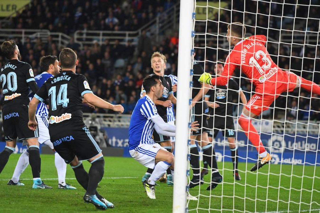 Real Sociedad-Celta, en imágenes