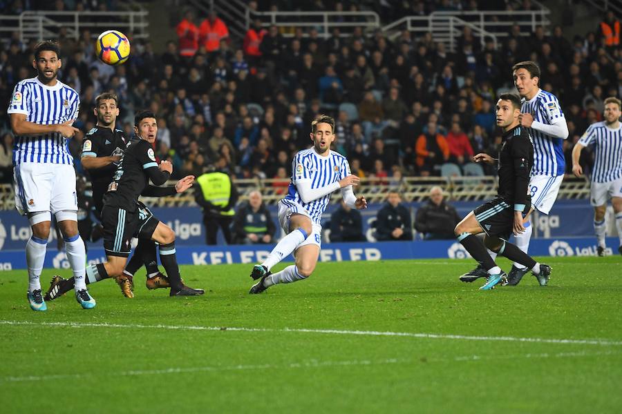 La Real no ha podio pasar del empate en la segunda parte.