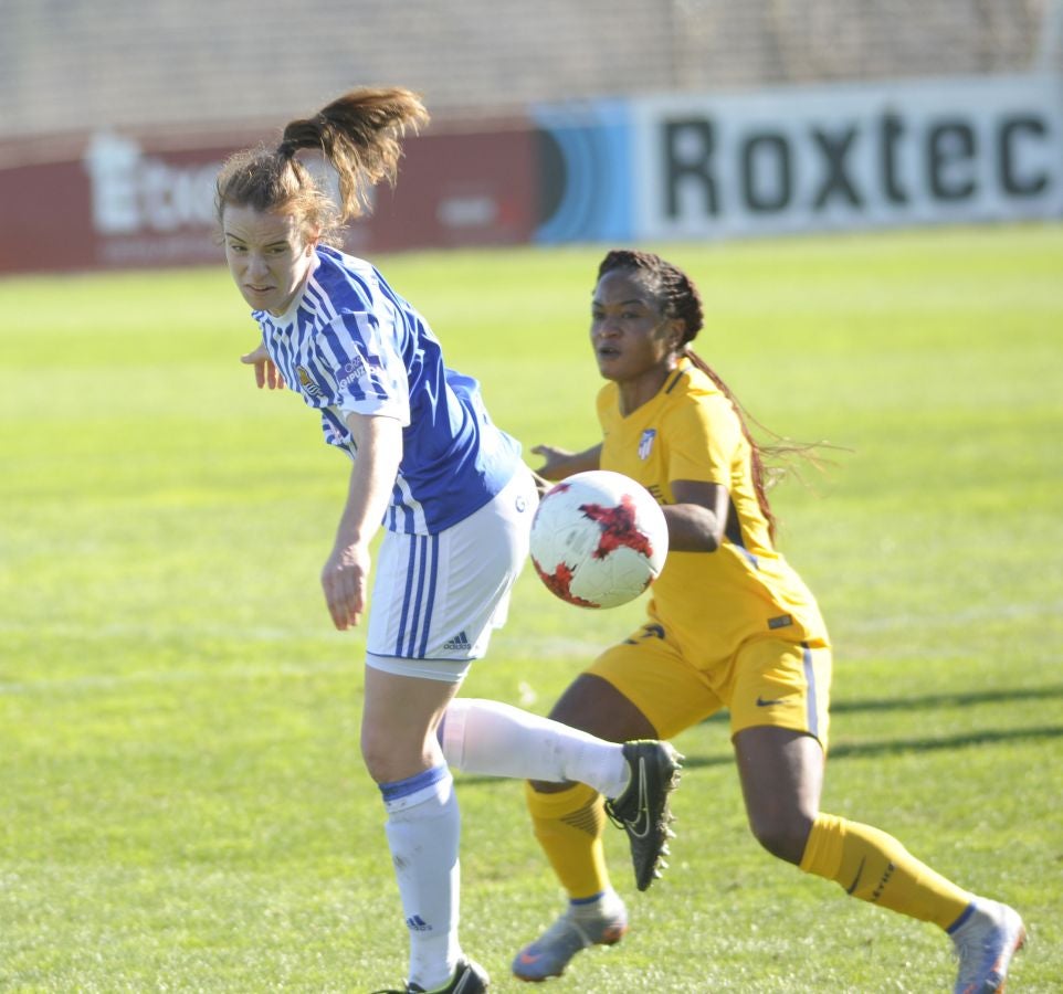 La Real Sociedad femenina ha logrado en Zubieta un valioso punto con sabor a victoria ante el campeón de Liga yl colíderen la actual, el Atlético de Madrid.