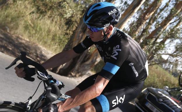 Chris Froome, durante la Vuelta España 2017. 