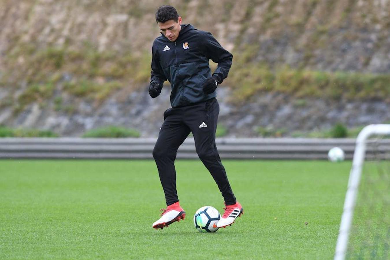 Entrenamiento de la Real Sociedad en Zubieta, en imágenes