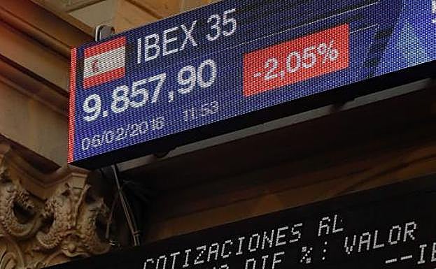 El Ibex-35 sufre su mayor caída desde octubre y vuelve a los niveles de marzo de 2017