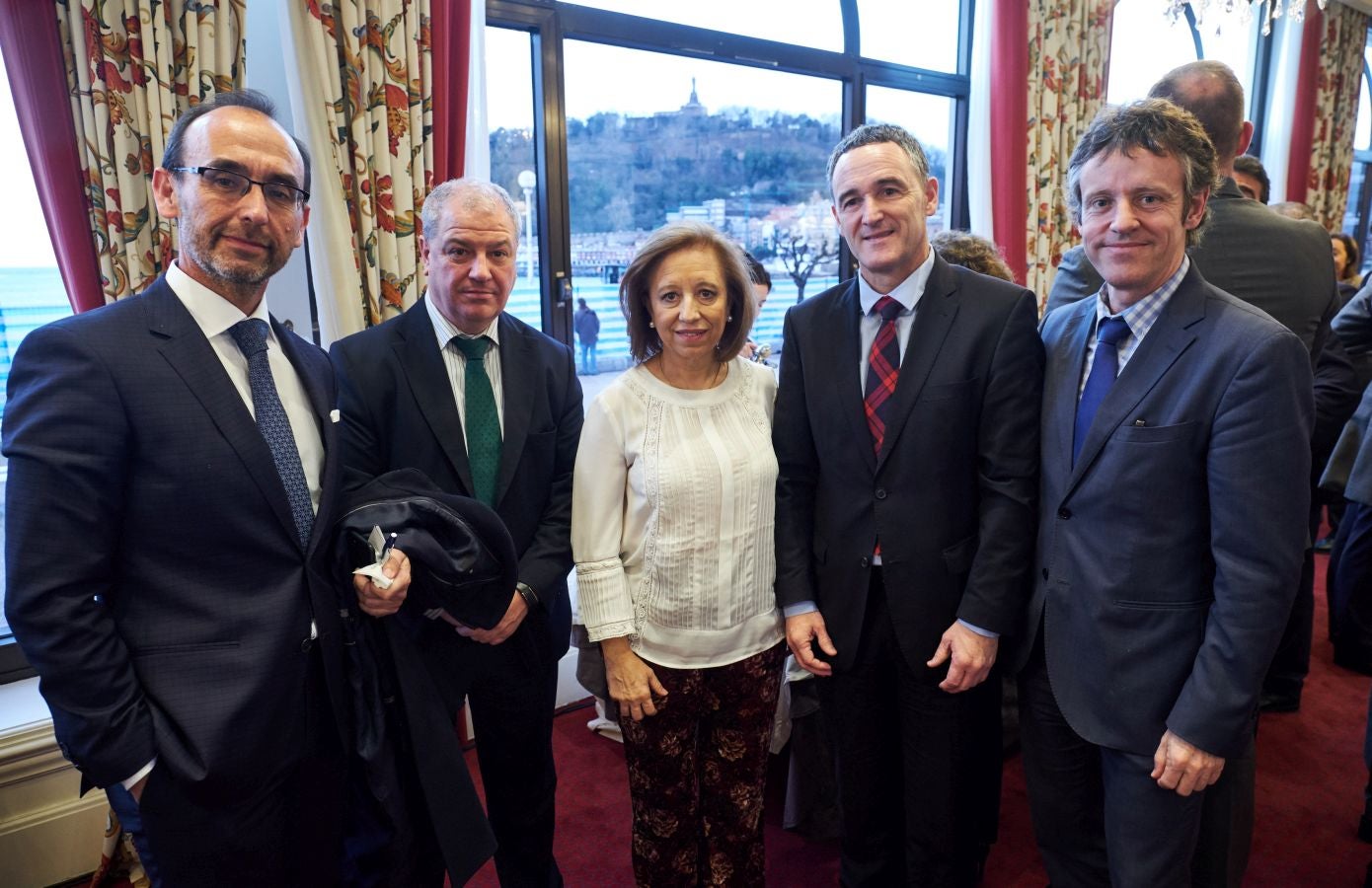 Marisa Poncela, Secretaria de Estado de Comercio, ha disertado sobre el tema 'Internacionalización y apertura de la economía vasca' en un acto organizado por EL DIARIO VASCO y el BBVA en el hotel Londres de Donostia