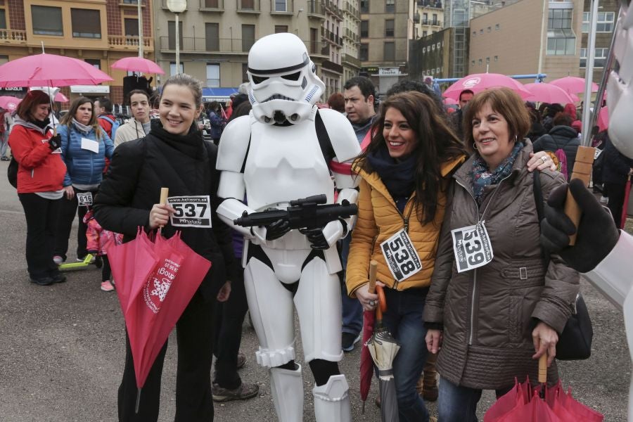 Alrededor de 600 personas han participado hoy en la VI Marcha Nórdica organizada por Aspanogi, la Asociación de Familiares de Niños con Cáncer de Gipuzkoa