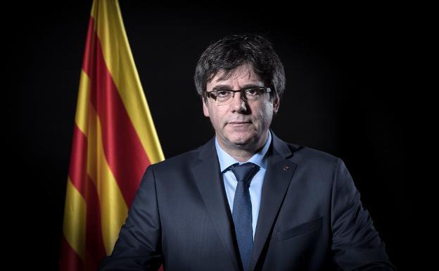 Retrato de Puigdemont tomado en una sesión de fotos realizada el pasado 7 de febrero en Bruselas. 