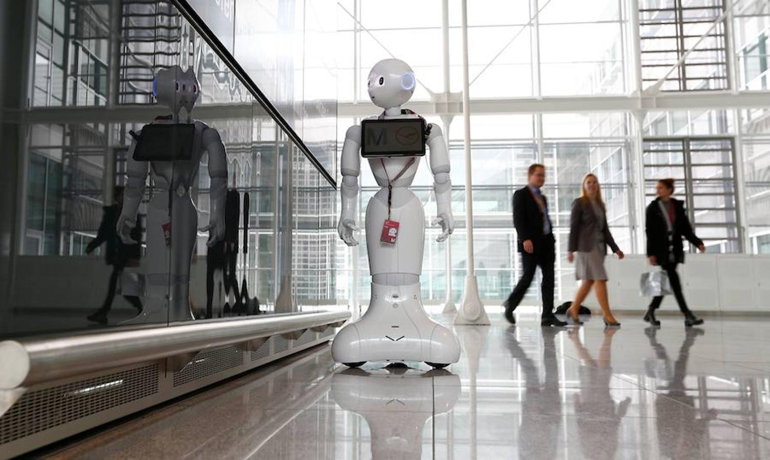 Josie Pepper, el robot inteligente del aeropuerto de Munich, Alemania -  Novedades Tecnología - Tecnología 