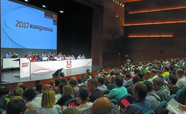 Imagen del último Congreso de la corporación Mondragón, buque insignia del cooperativismo vasco. 