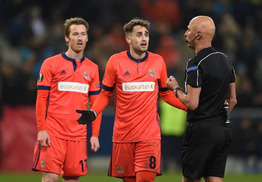 Emoción en el Salzburgo - Real Sociedad con la presencia de casi dos mil aficionados realistas en las gradas