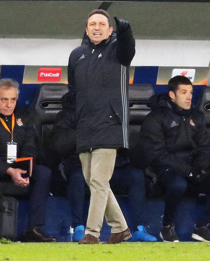 Emoción en el Salzburgo - Real Sociedad con la presencia de casi dos mil aficionados realistas en las gradas