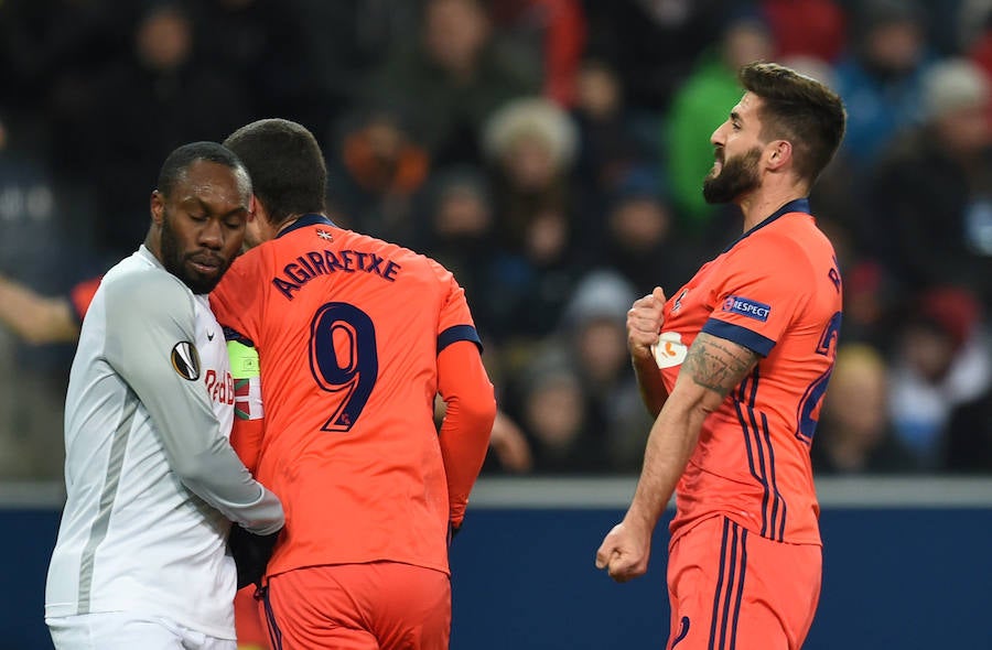 Emoción en el Salzburgo - Real Sociedad con la presencia de casi dos mil aficionados realistas en las gradas