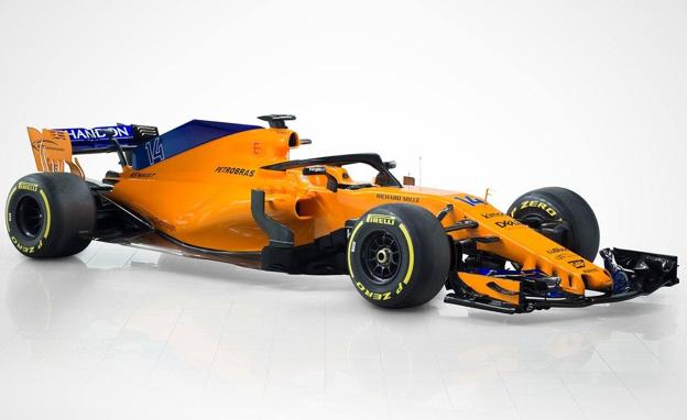 El MCL33 de Fernando Alonso. 