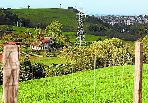 Vista del valle de Olaberria. 