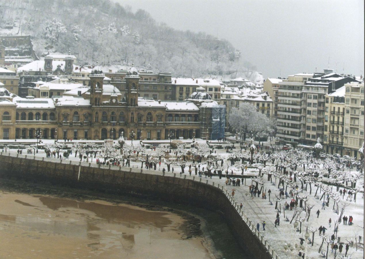 A primeras horas de la mañana del 20 de febrero de 1996 la nieve comenzó a caer sobre San Sebastián. Todo empeoró al día siguiente