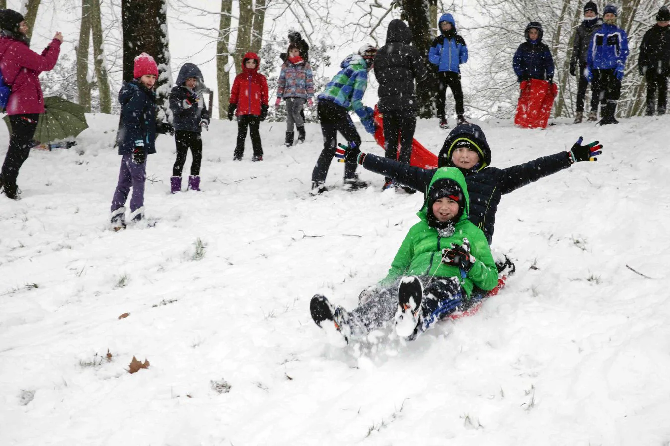 Fotos: Nevada en Hernani