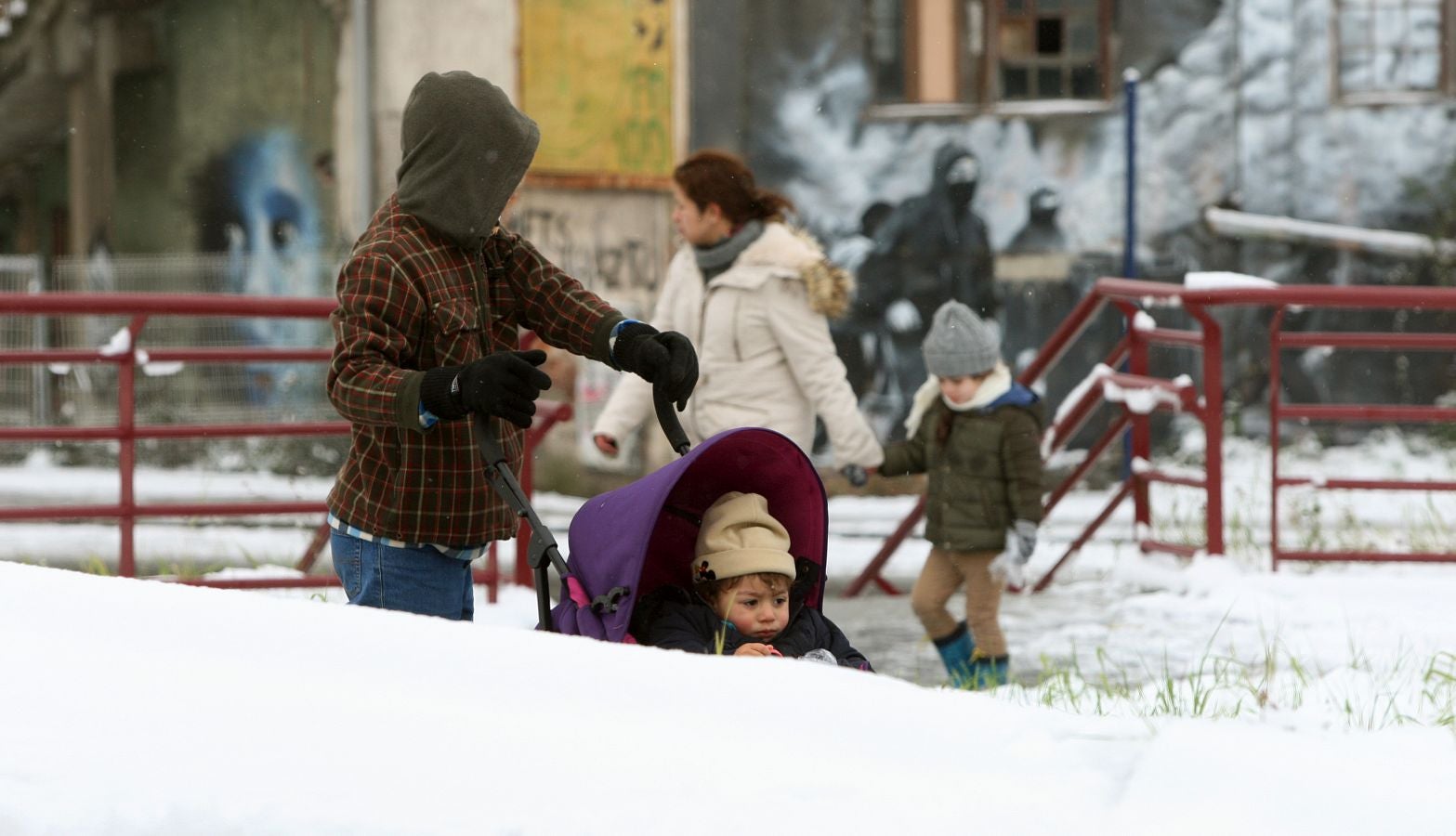 Fotos: Nieve en Lezo