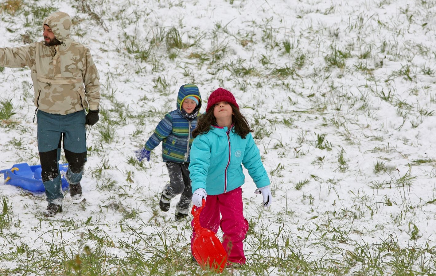 Fotos: Nieve en Lezo
