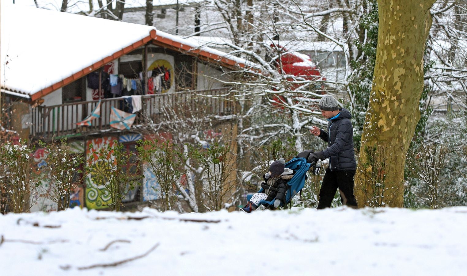 Fotos: Nieve en Lezo