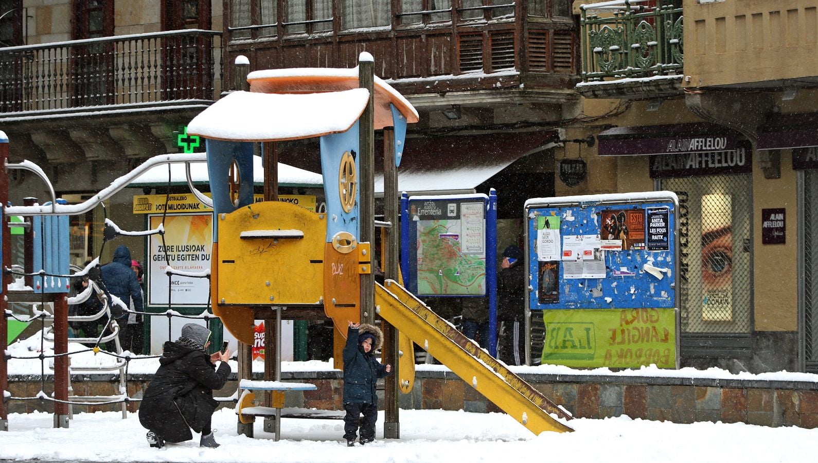 Fotos: Errenteria bajo la nieve