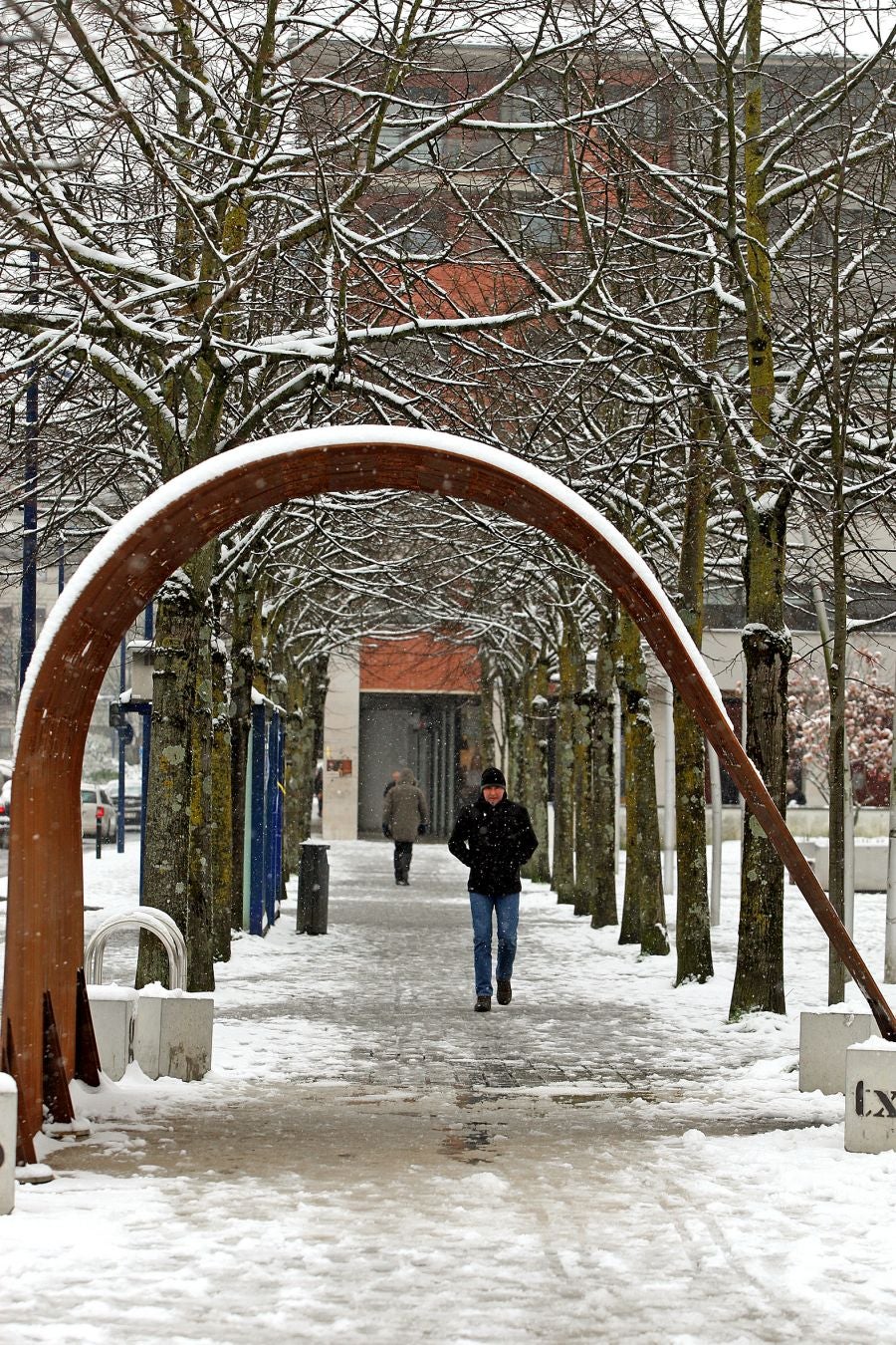 Fotos: Errenteria bajo la nieve