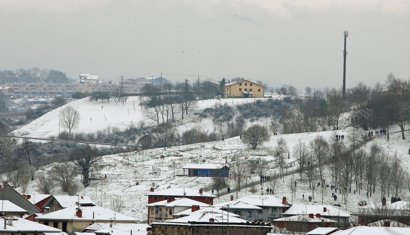 Fotos: Errenteria bajo la nieve