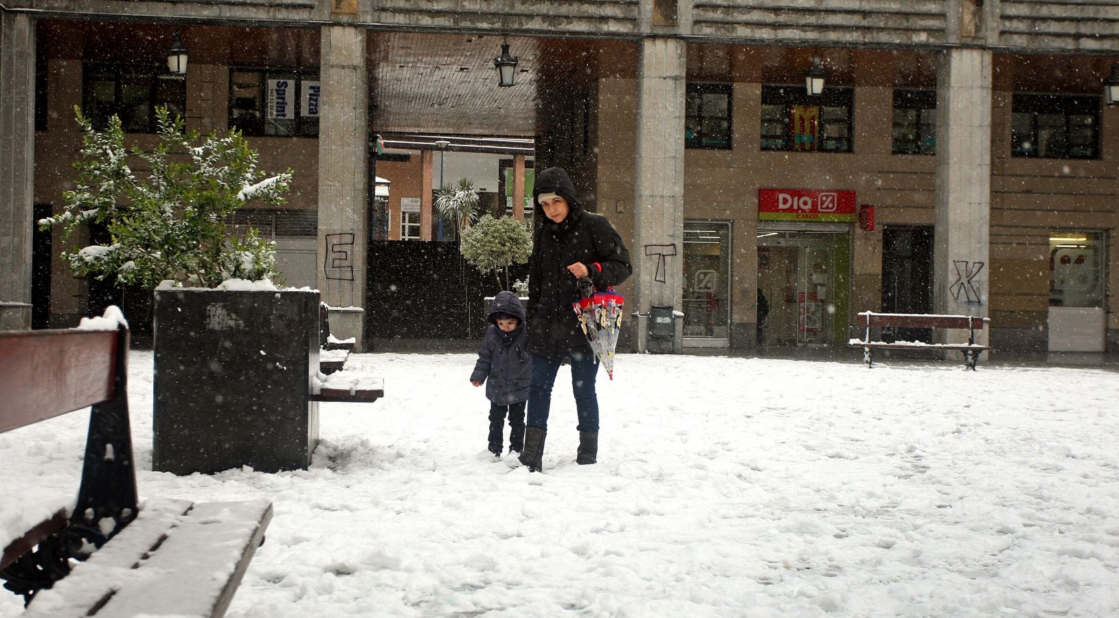 Fotos: Errenteria bajo la nieve