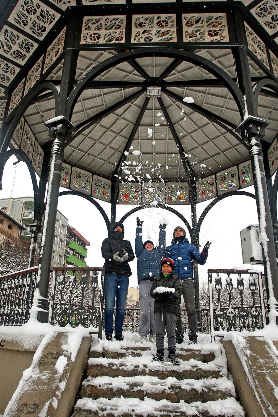 Fotos: Errenteria bajo la nieve